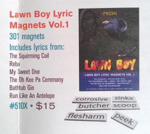 Lawn Boy Lyrics Magnets Vol. 1 (1)